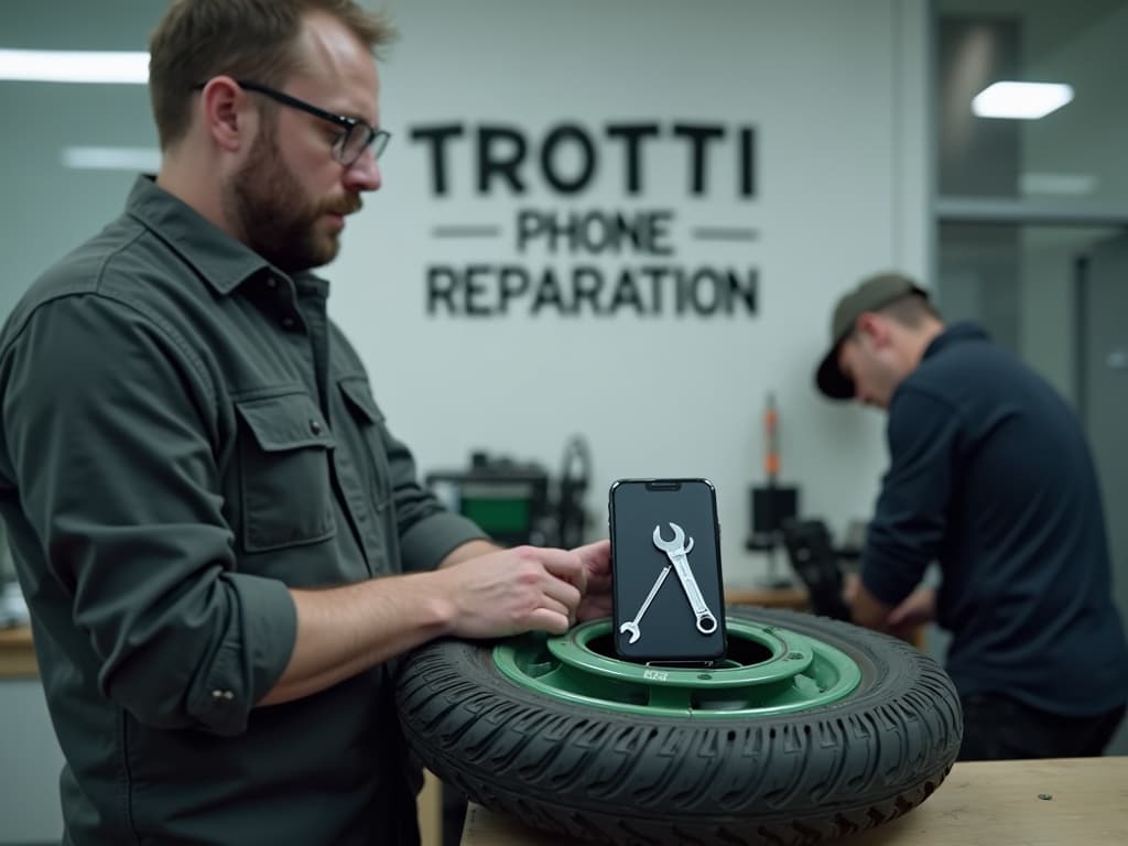 Réparation Pneus / Chambre à air à Bouqueval - TROTTIPHONE