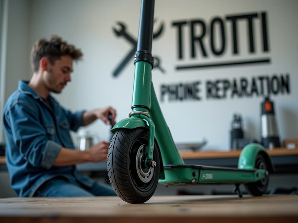 Réparation Pneus / Chambre à air à Cergy - TROTTIPHONE