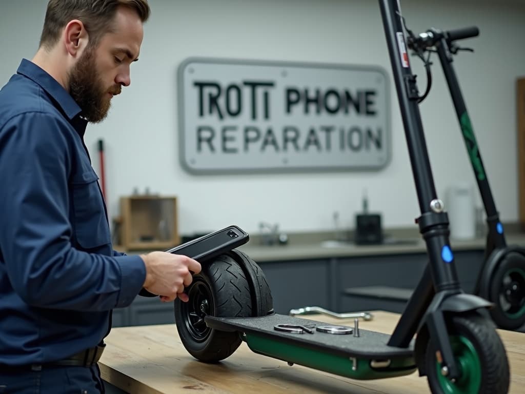Réparation Pneus / Chambre à air à Écouen - TROTTIPHONE