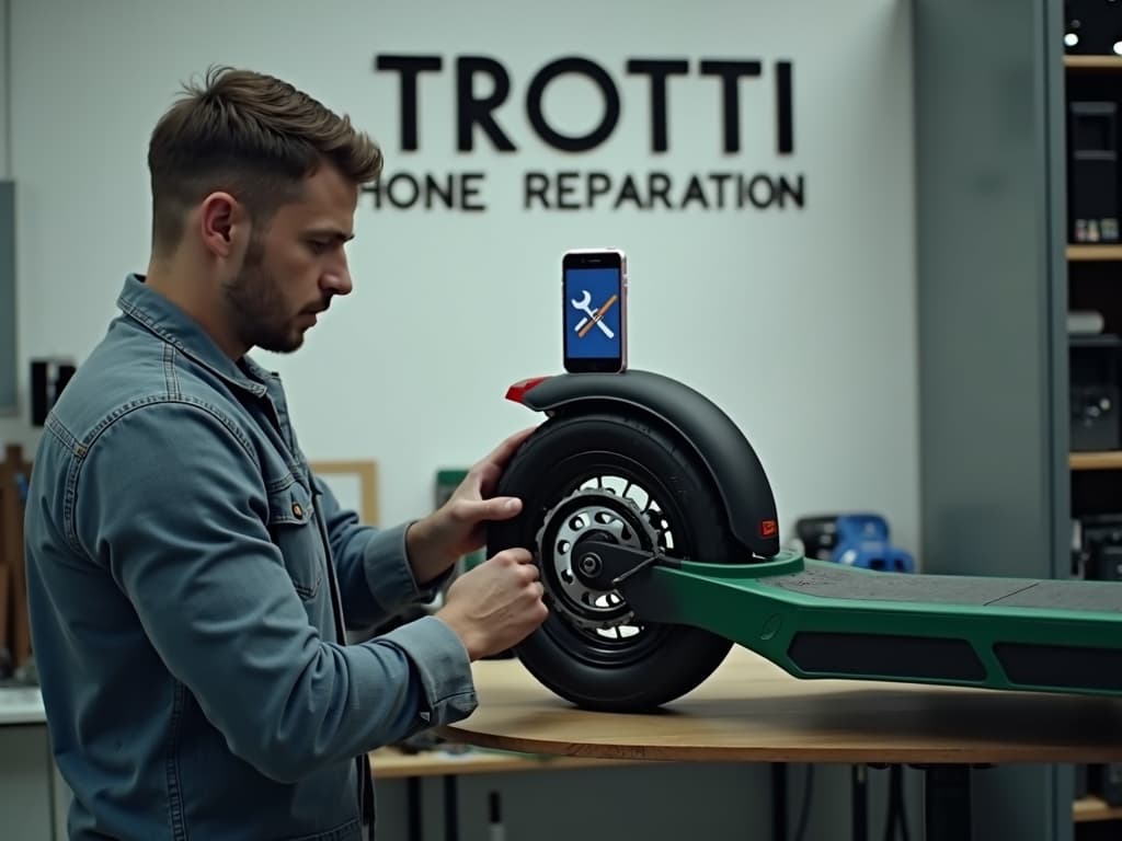 Réparation Pneus / Chambre à air à Frépillon - TROTTIPHONE