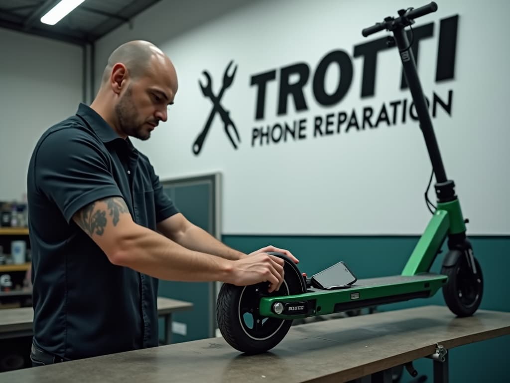 Réparation Pneus / Chambre à air à Frouville - TROTTIPHONE