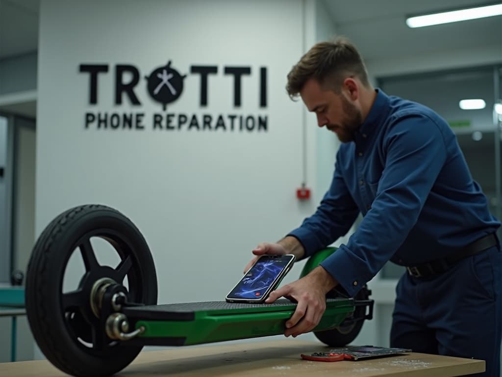 Réparation Pneus / Chambre à air à Haute-Isle - TROTTIPHONE