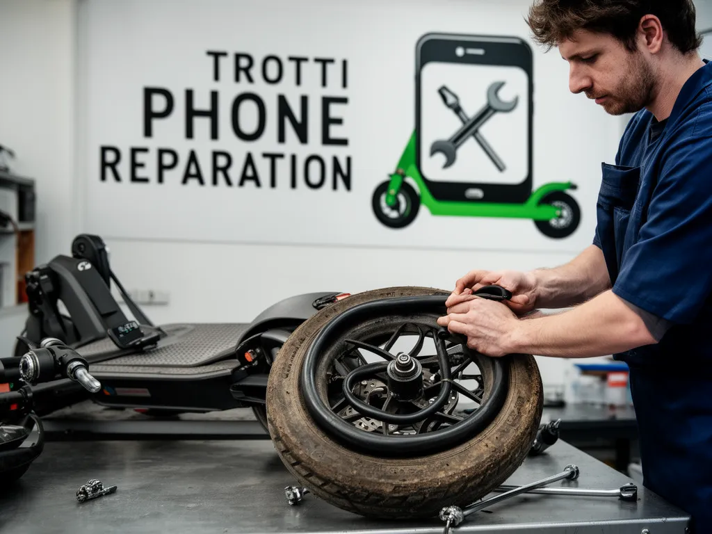 Réparation Pneus / Chambre à air à Labbeville - TROTTIPHONE