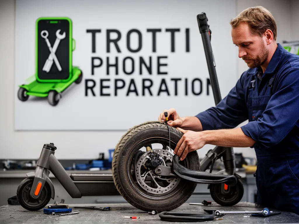 Réparation Pneus / Chambre à air à Lassy - TROTTIPHONE