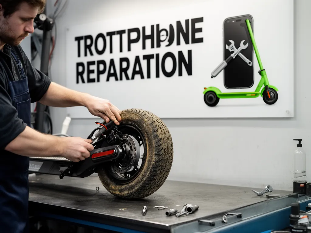 Réparation Pneus / Chambre à air à Le Plessis-Bouchard - TROTTIPHONE