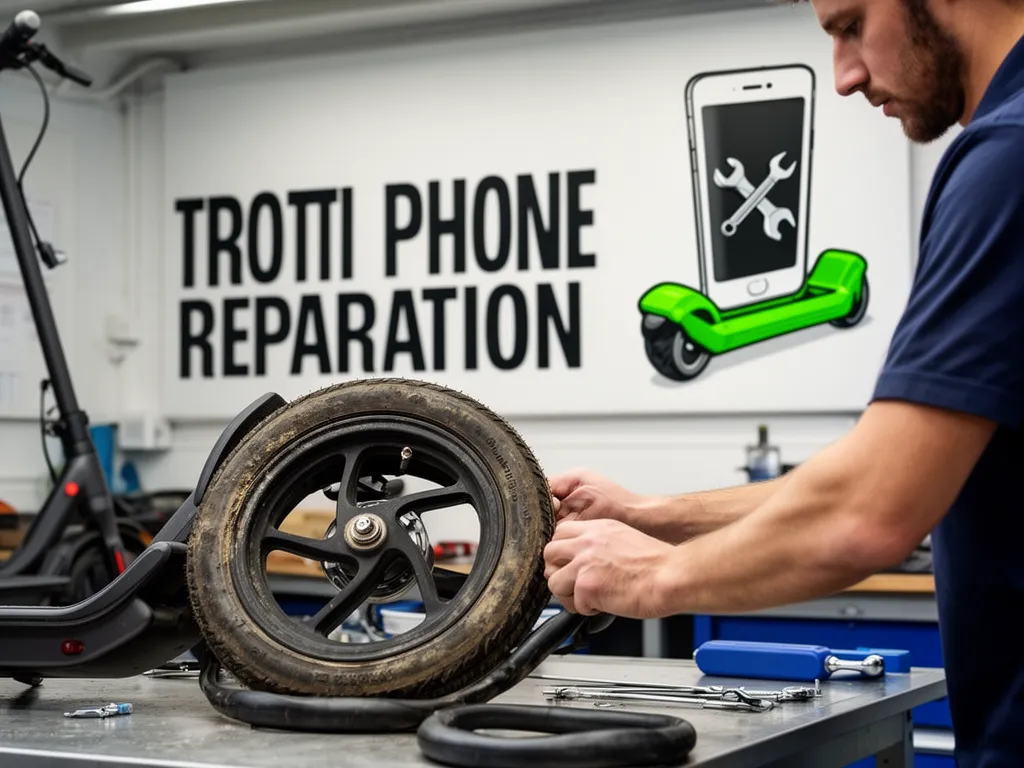 Réparation Pneus / Chambre à air à Longuesse - TROTTIPHONE