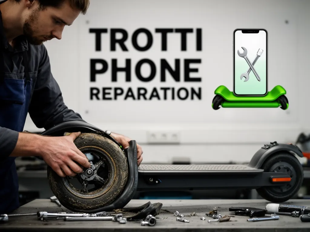 Réparation Pneus / Chambre à air à Mériel - TROTTIPHONE