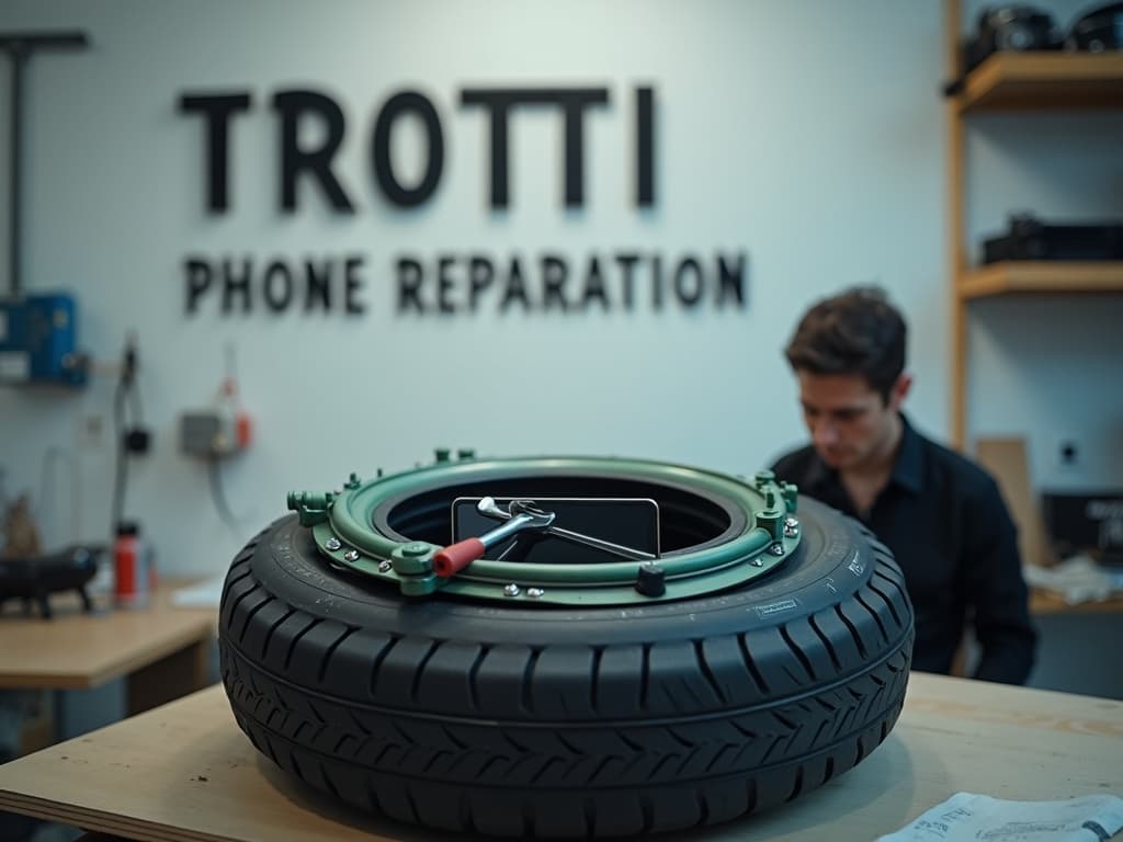 Réparation Pneus / Chambre à air à Méry-sur-Oise - TROTTIPHONE