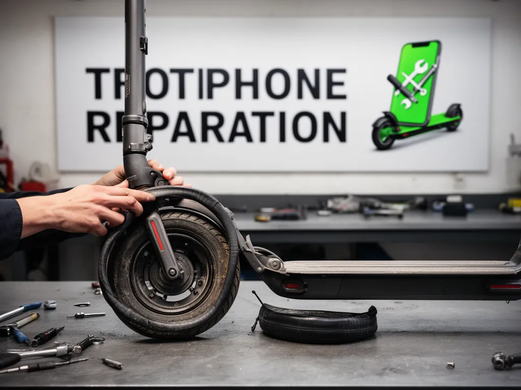 Réparation Pneus / Chambre à air à Montsoult - TROTTIPHONE
