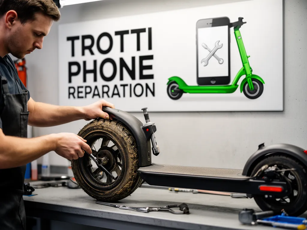 Réparation Pneus / Chambre à air à Nerville-la-Forêt - TROTTIPHONE
