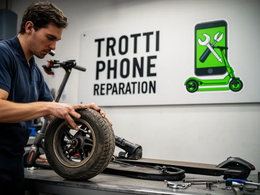 Réparation Pneus / Chambre à air à Neuilly-en-Vexin - TROTTIPHONE