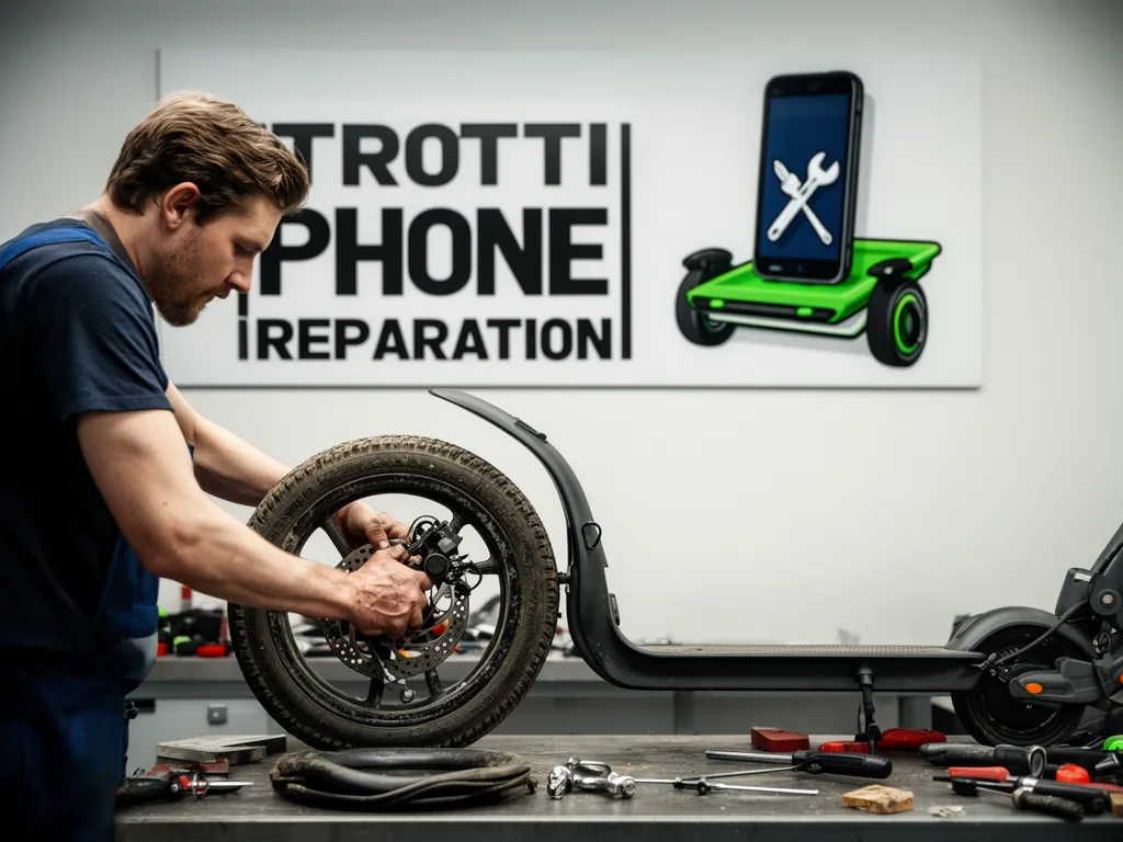 Réparation Pneus / Chambre à air à Piscop - TROTTIPHONE