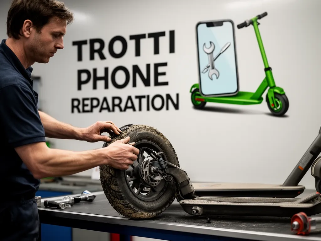 Réparation Pneus / Chambre à air à Puiseux-Pontoise - TROTTIPHONE