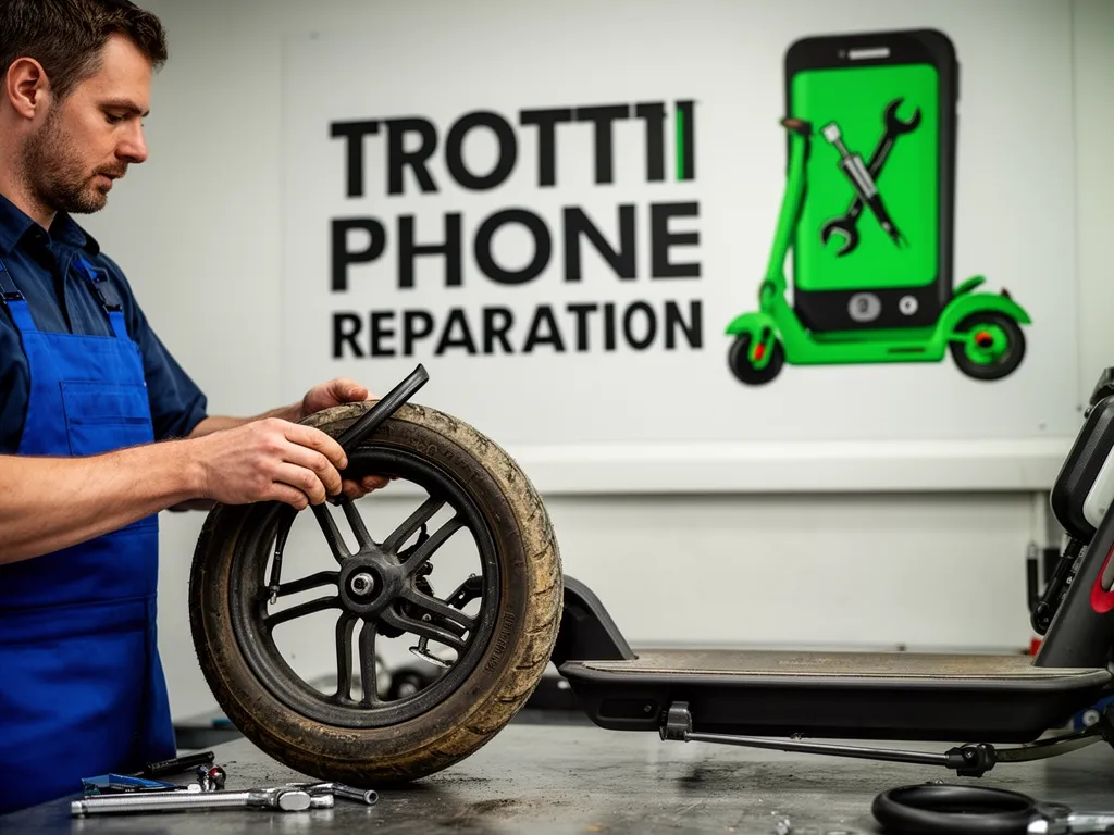 Réparation Pneus / Chambre à air à Survilliers - TROTTIPHONE