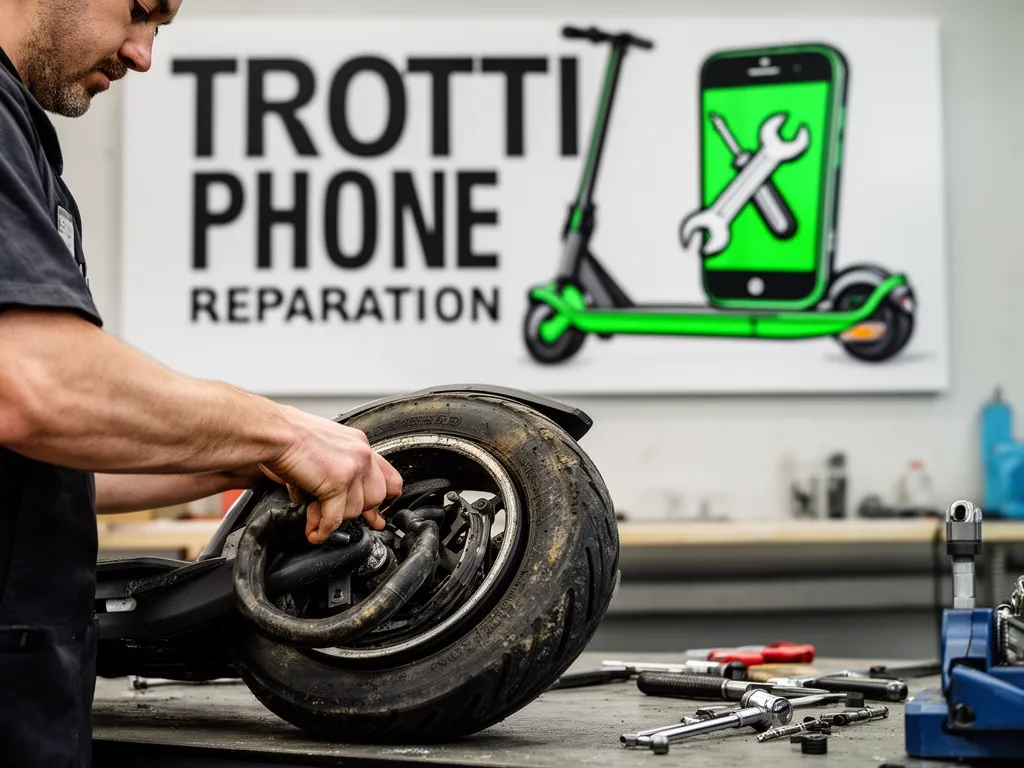 Réparation Pneus / Chambre à air à Théméricourt - TROTTIPHONE