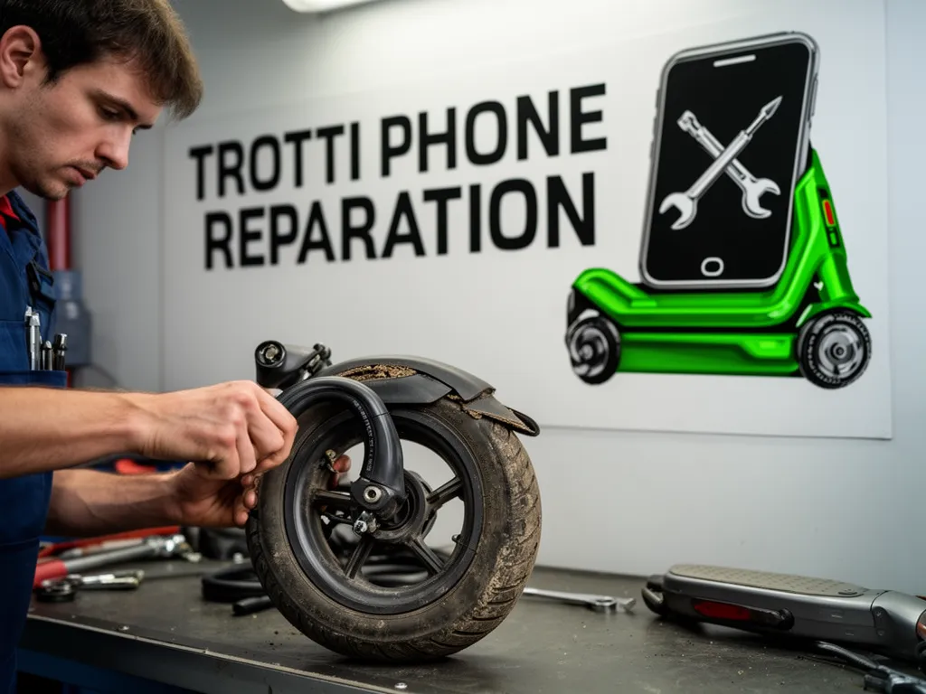 Réparation Pneus / Chambre à air à Vallée - TROTTIPHONE