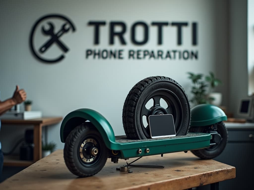 Réparation Pneus / Chambre à air à Vauréal - TROTTIPHONE