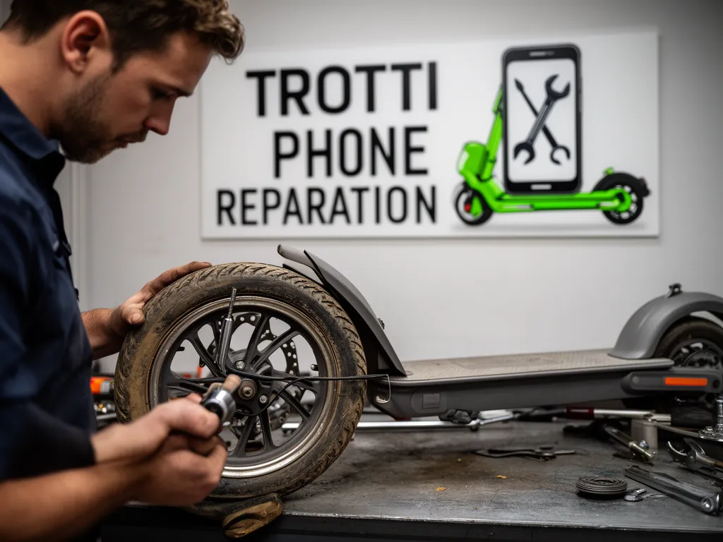 Réparation Pneus / Chambre à air à Vienne-en-Arthies - TROTTIPHONE