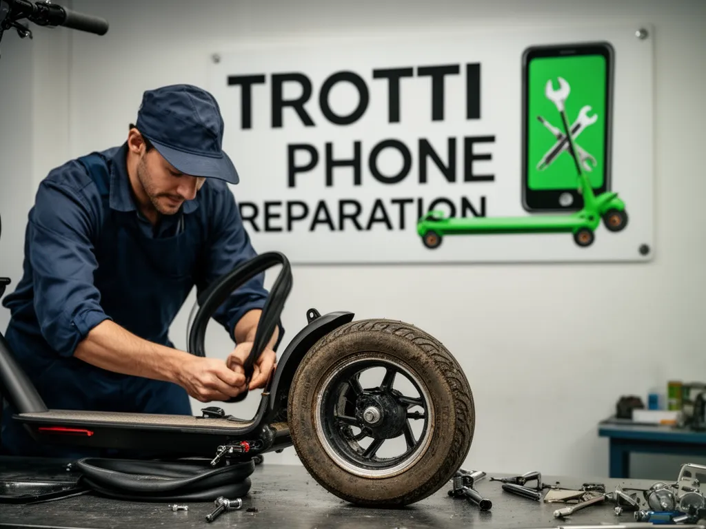 Réparation Pneus / Chambre à air à Villiers-le-Sec - TROTTIPHONE