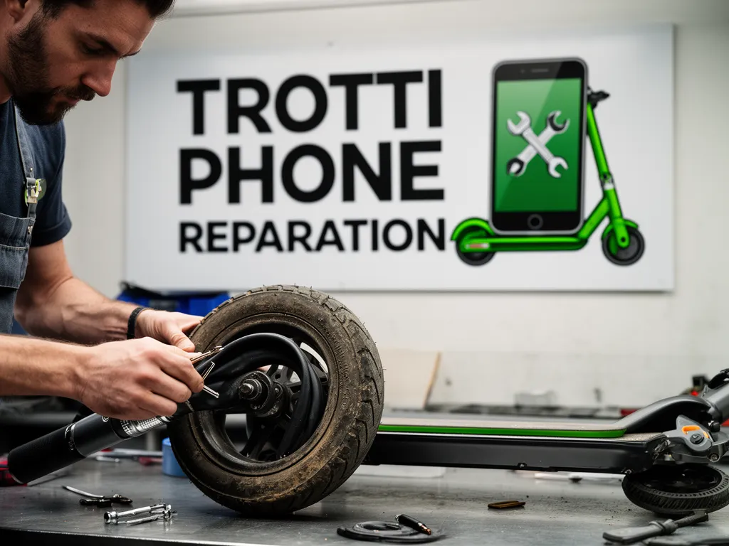 Réparation Pneus / Chambre à air à Wy-dit-Joli-Village - TROTTIPHONE