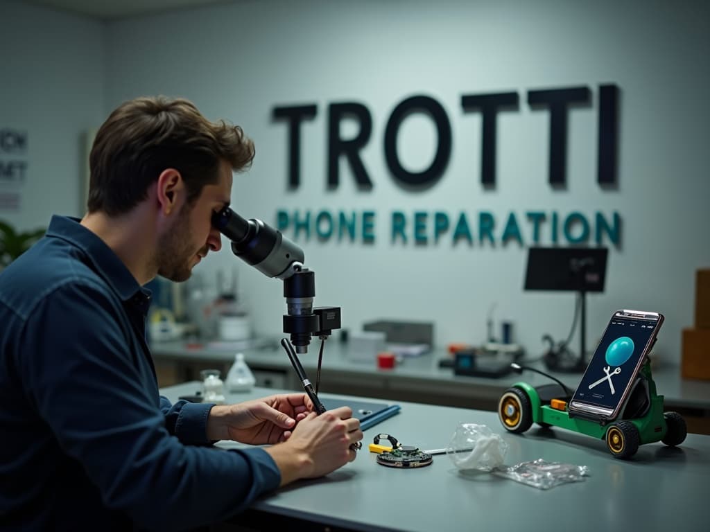 Réparation Connecteur de charge à Bernes-sur-Oise - TROTTIPHONE