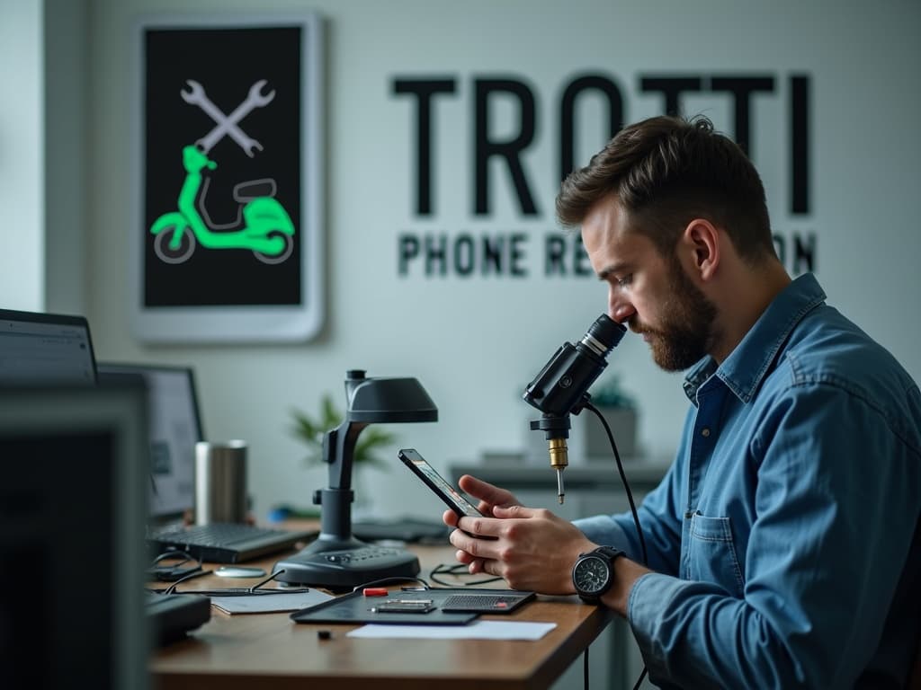 Réparation Connecteur de charge à Béthemont-la-Forêt - TROTTIPHONE