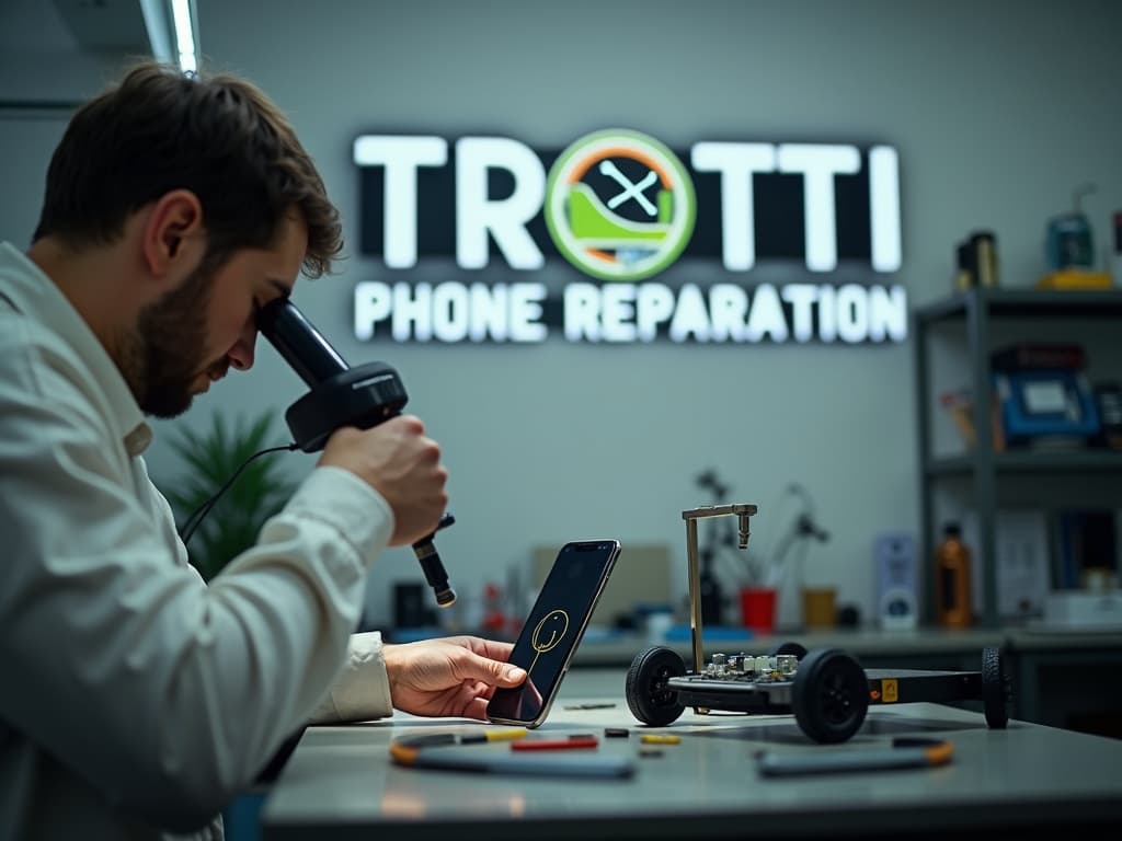 Réparation Connecteur de charge à Chars - TROTTIPHONE