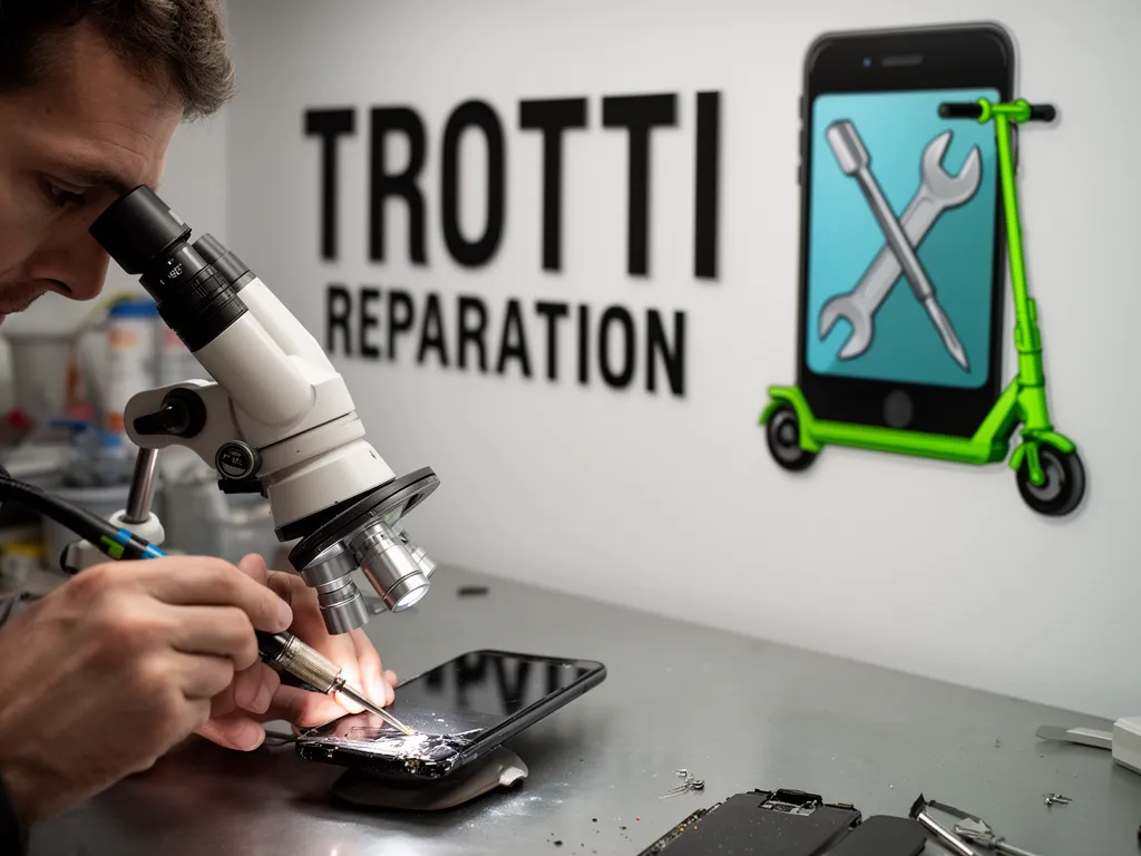 Réparation Connecteur de charge à Le Perchay - TROTTIPHONE