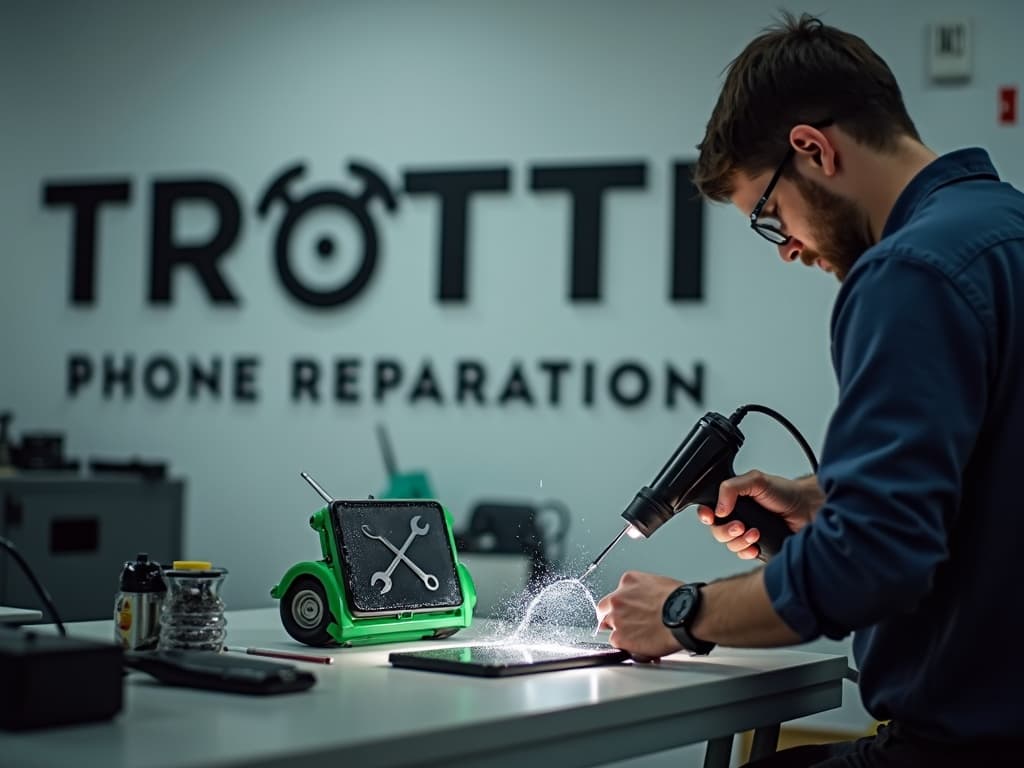 Réparation Vitre arrière à Ambleville - TROTTIPHONE