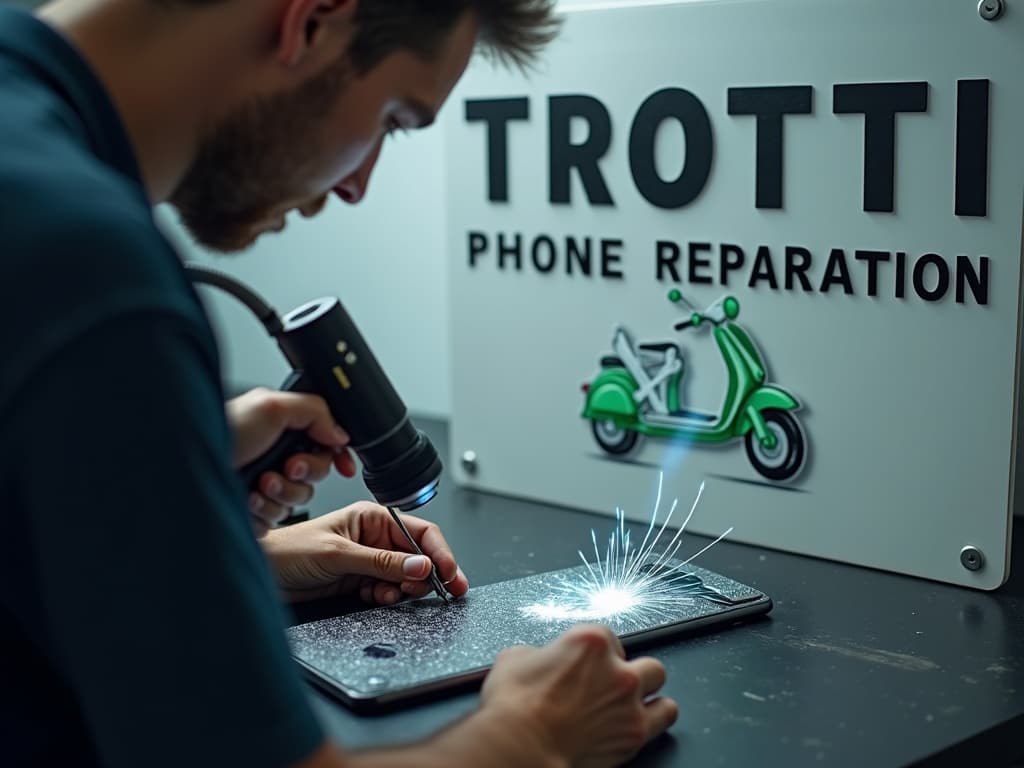 Réparation Vitre arrière à Baillet-en-France - TROTTIPHONE