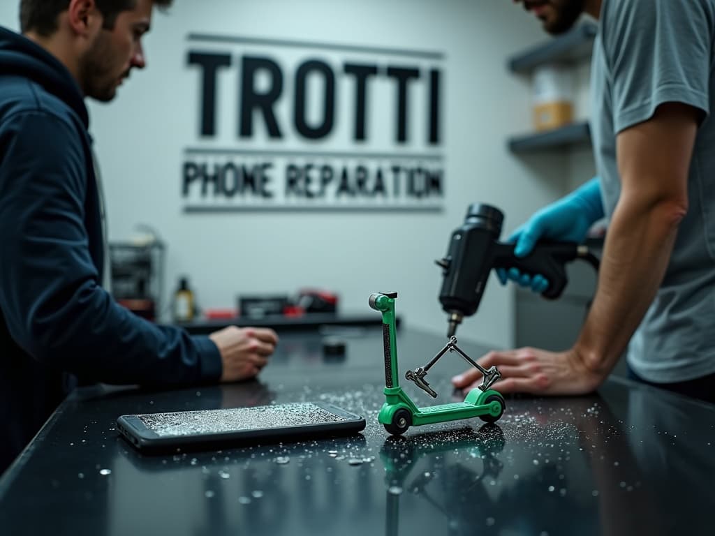 Réparation Vitre arrière à Banthelu - TROTTIPHONE