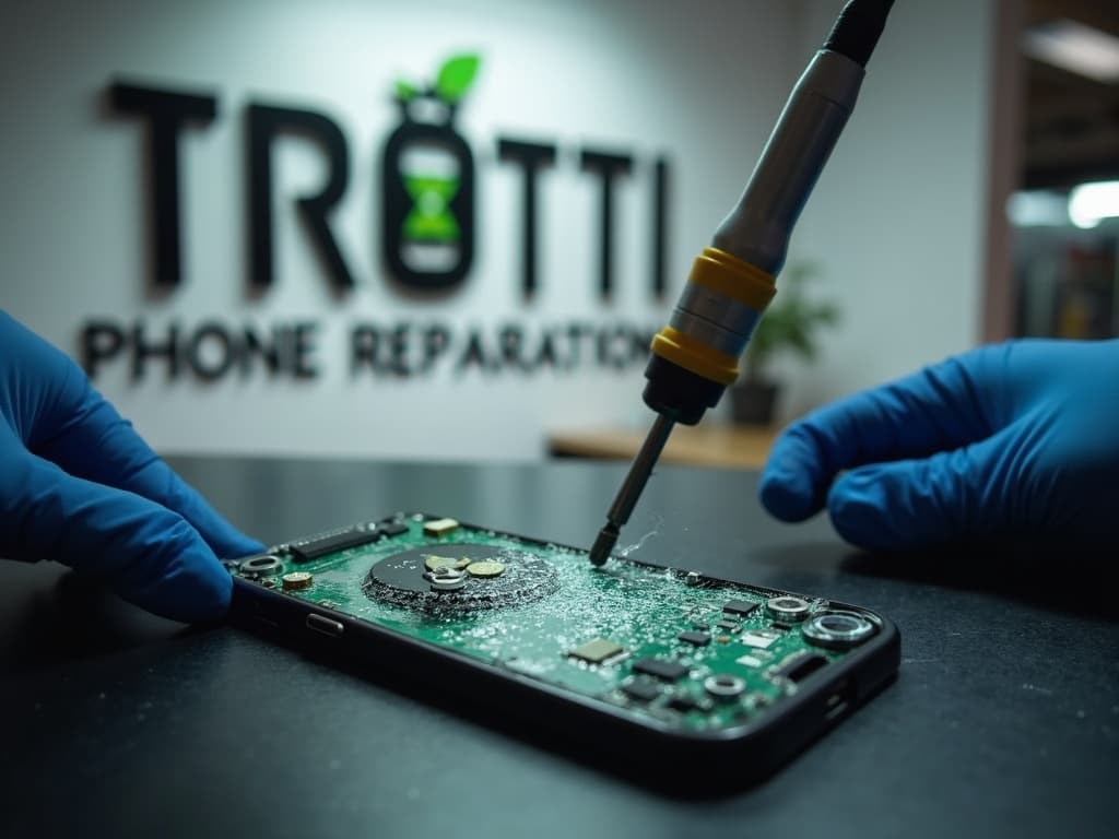 Réparation Vitre arrière à Bonneuil-en-France - TROTTIPHONE