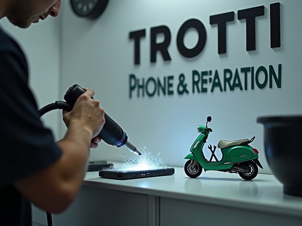 Réparation Vitre arrière à Bouqueval - TROTTIPHONE