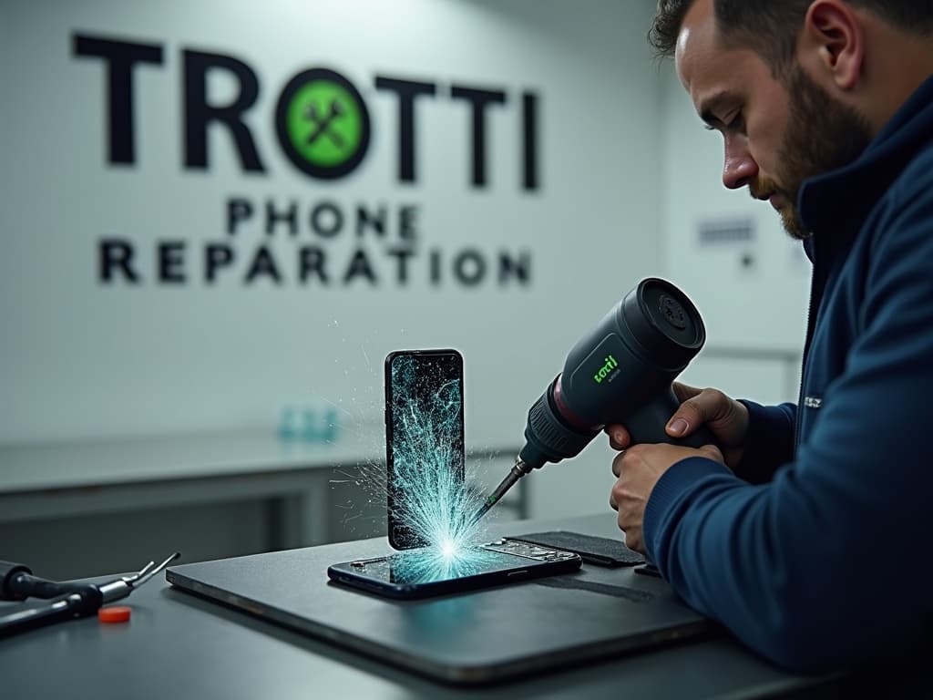 Réparation Vitre arrière à Charmont - TROTTIPHONE