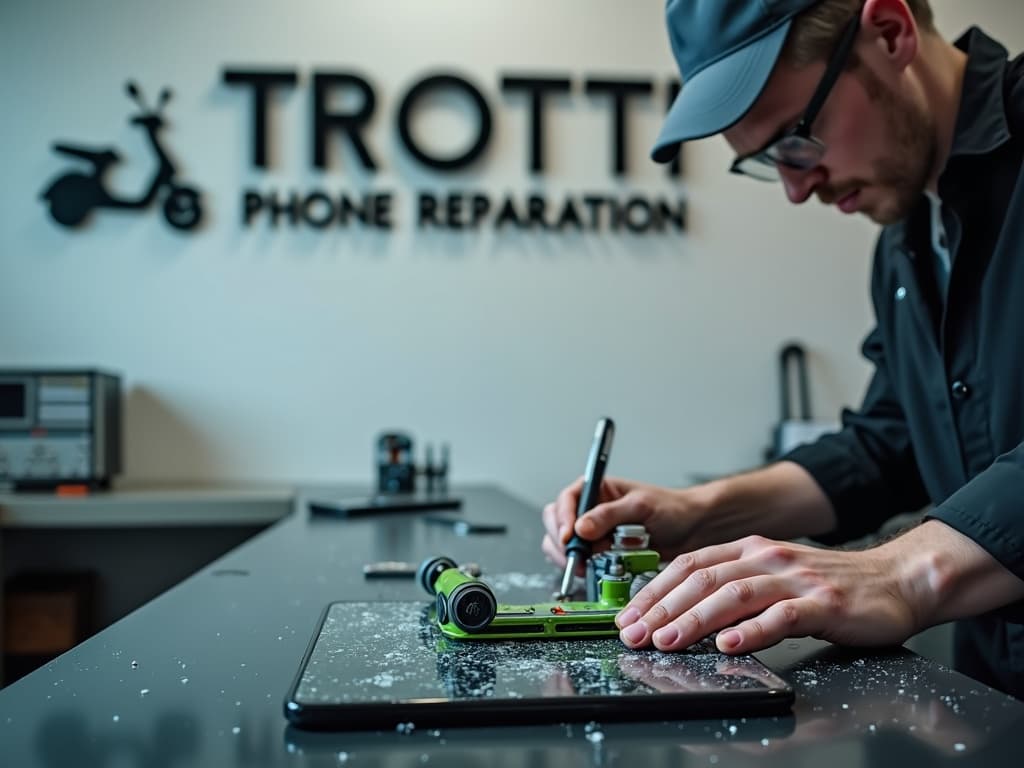 Réparation Vitre arrière à Condécourt - TROTTIPHONE