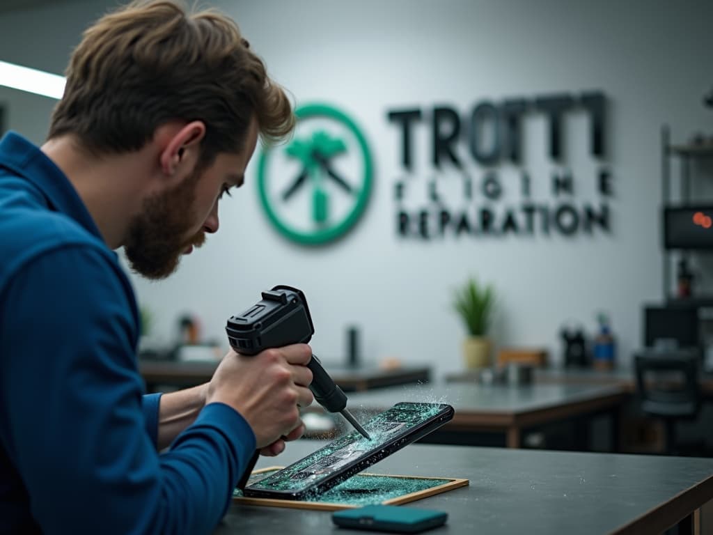 Réparation Vitre arrière à Courdimanche - TROTTIPHONE