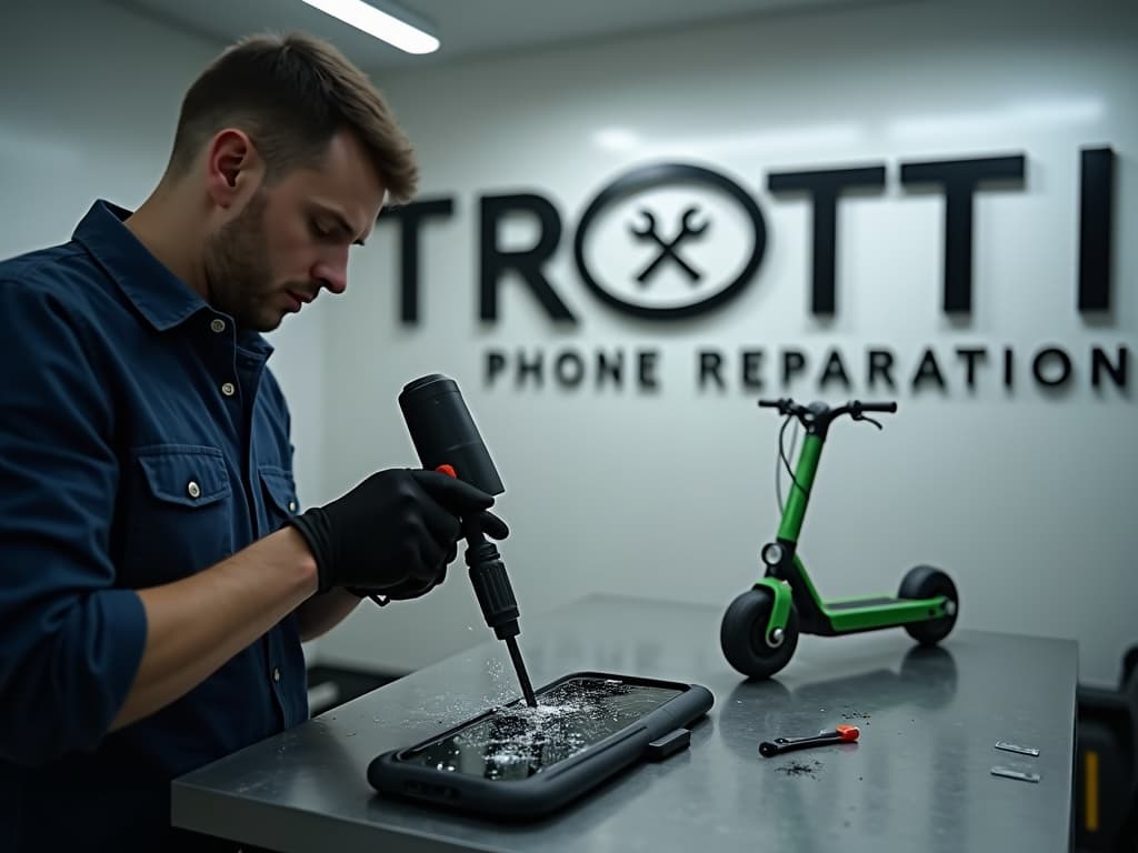 Réparation Vitre arrière à Domont - TROTTIPHONE