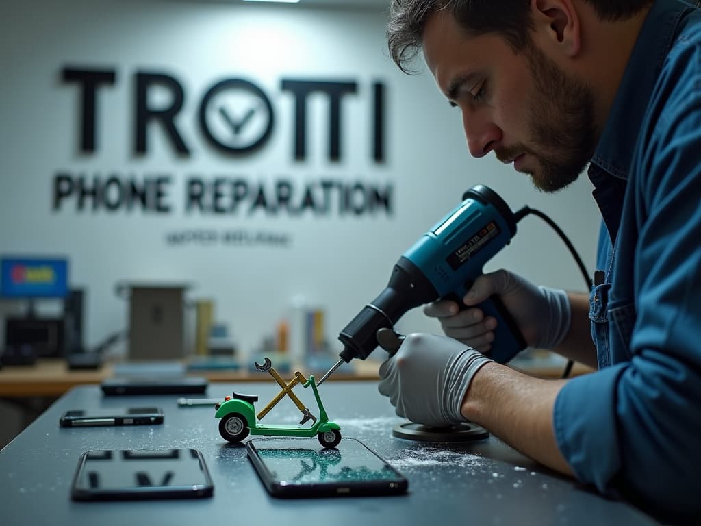 Réparation Vitre arrière à Écouen - TROTTIPHONE