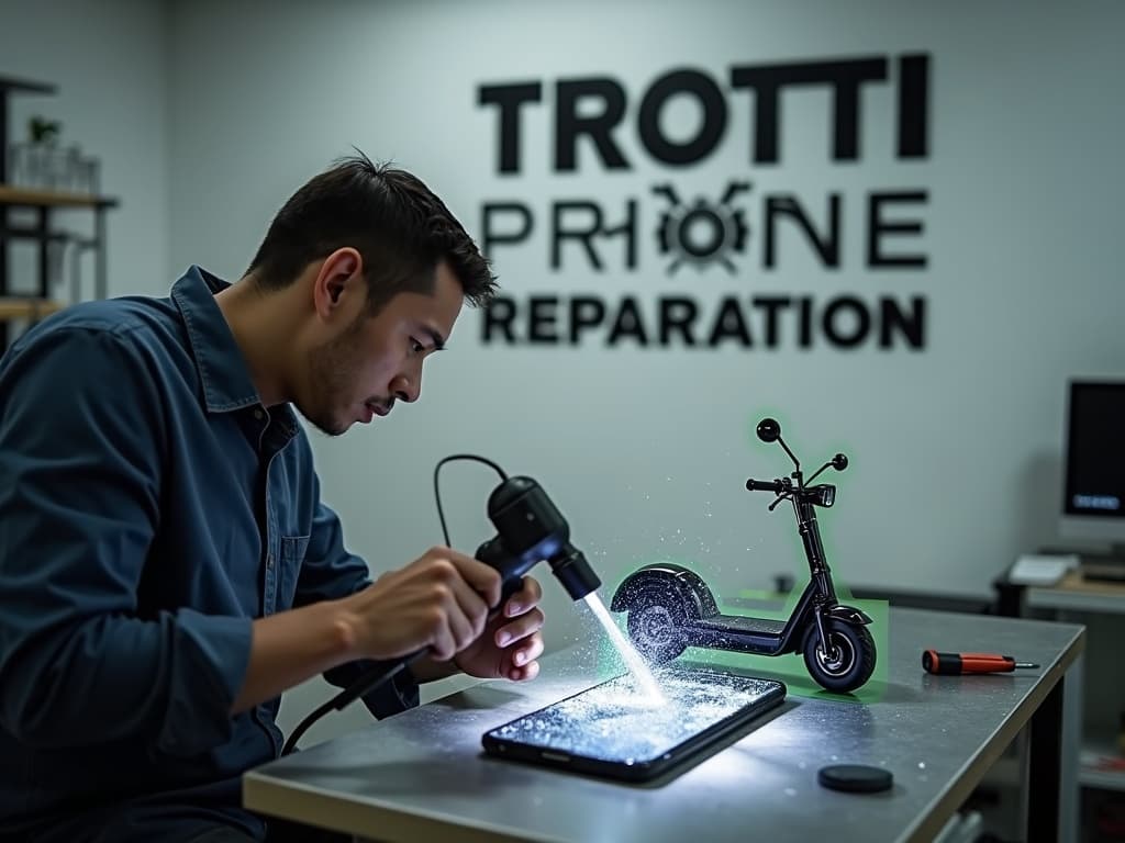 Réparation Vitre arrière à Énerville - TROTTIPHONE