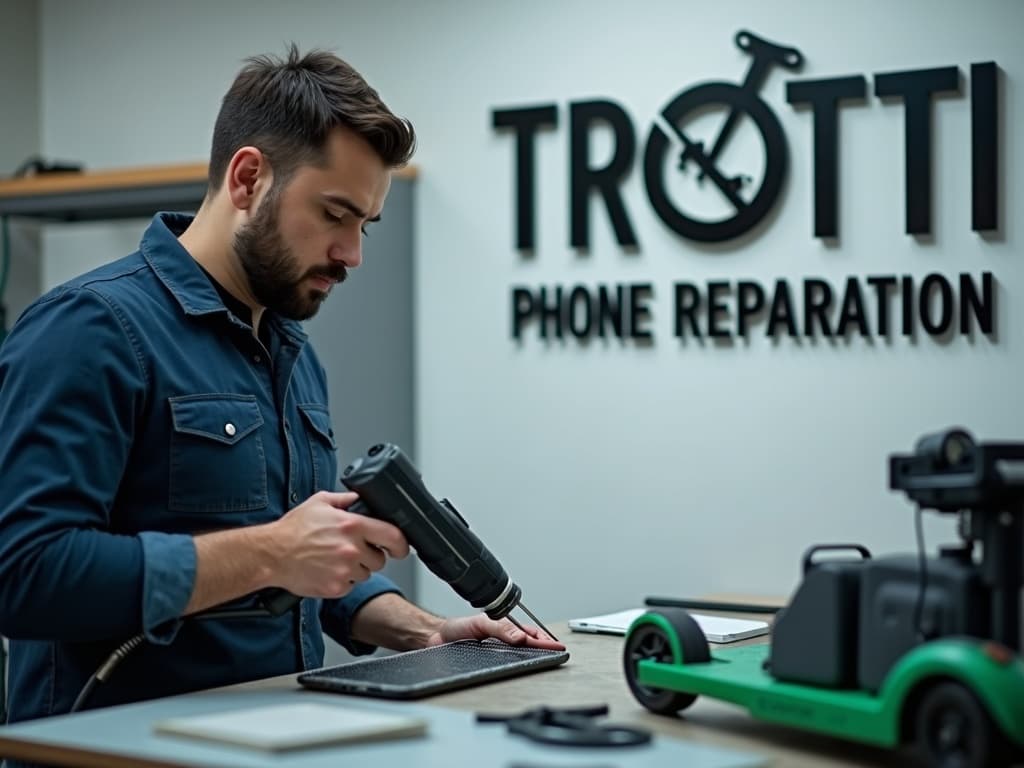 Réparation Vitre arrière à Ennery - TROTTIPHONE