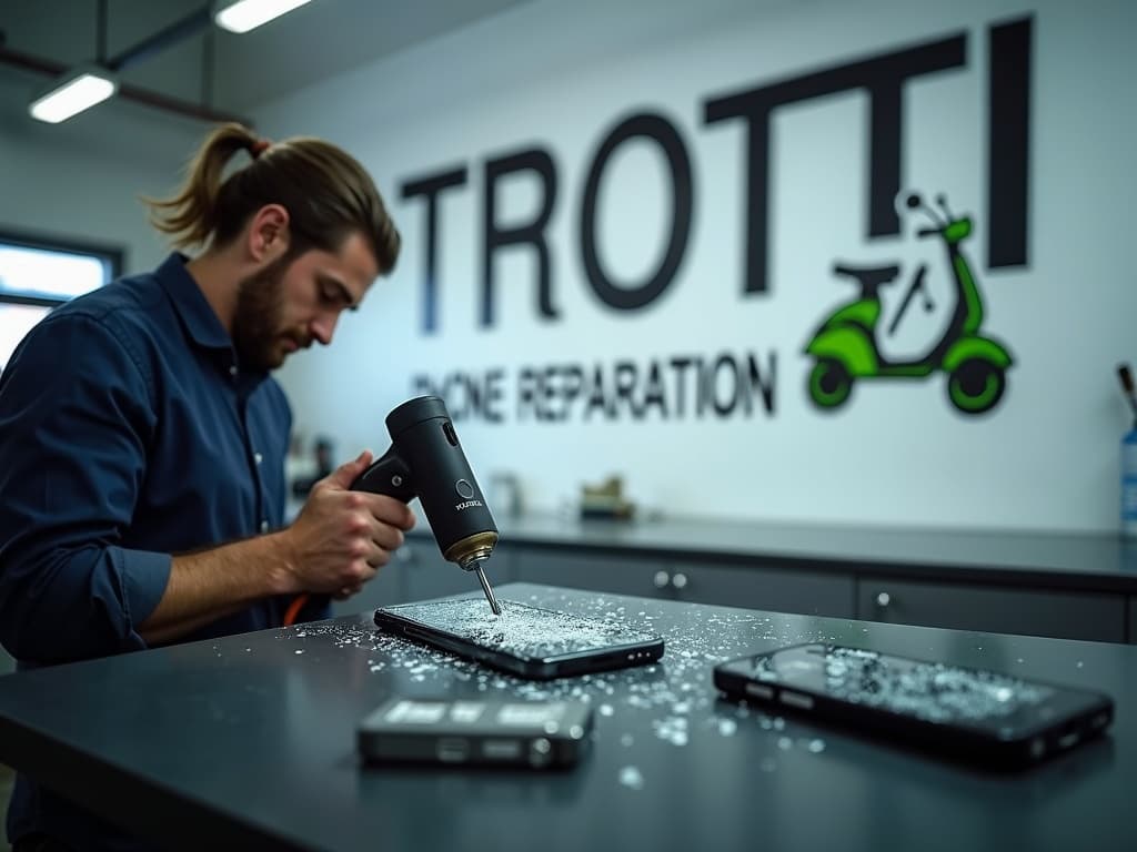 Réparation Vitre arrière à Éragny - TROTTIPHONE