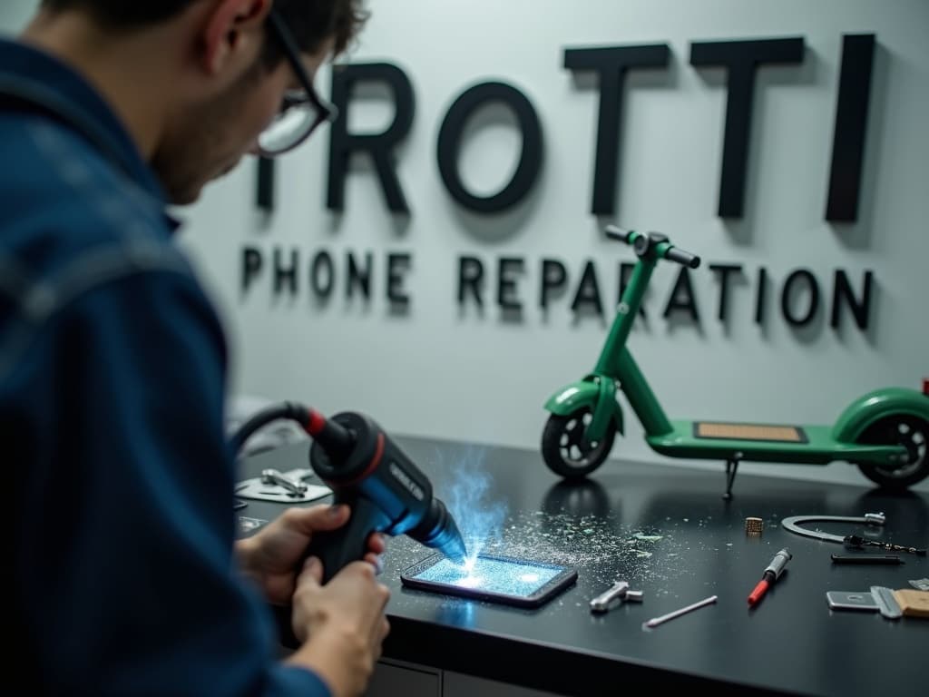 Réparation Vitre arrière à Montmagny - TROTTIPHONE